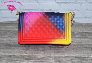 Rainbow Colored Purse